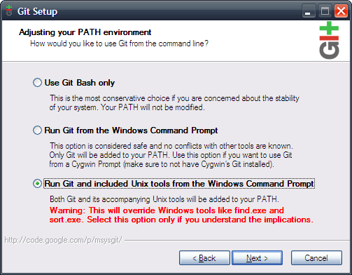 Adjusting your PATH environment